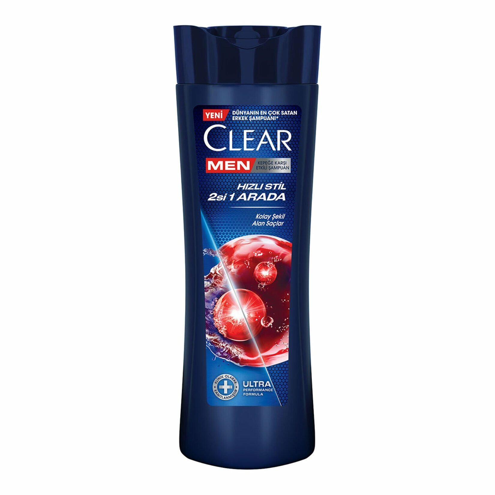Clear Men Kepeğe Karşı Etkili Şampuan Hızlı Stil 2'si 1 Arada 350 ml