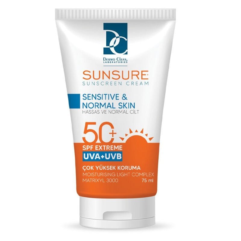Dermo Clean Sunsure Hassas & Normal Cilt SPF50 100 ml