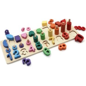 Hamaha Wooden Toys Logaritmik Geometrik Sayılar Simgeli Hmh-031