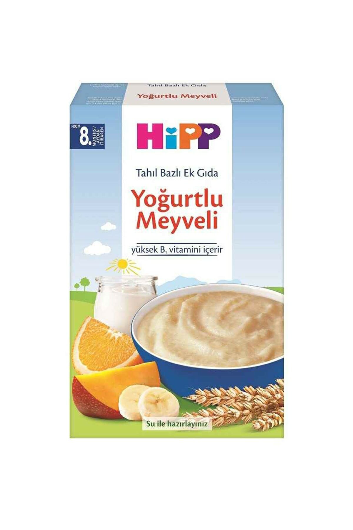 Hipp Organik Yoğurtlu Meyveli 8+ Ay Kaşık Maması 250 gr - 4 Adet
