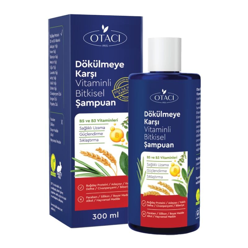 OTACI DOKULME KARSI VITAMINLI BITKISEL SAMPUAN 300 ML