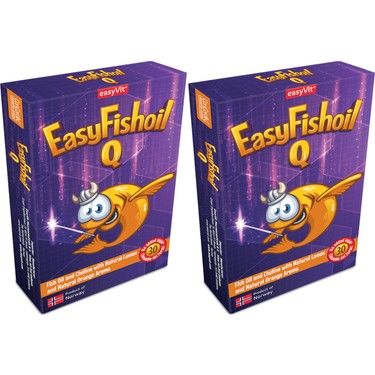EasyFishOil Arkadaşlık Paketi Q Kids 30 Çiğneme Tablet 2'li - Peluş Oyuncak Hediyeli