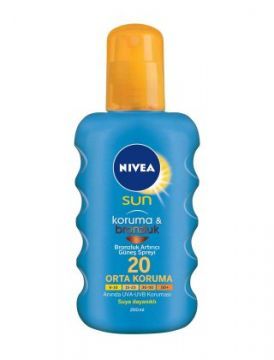 Nivea Güneş Bronzluk Artırıcı SpraySpf20 200 Ml