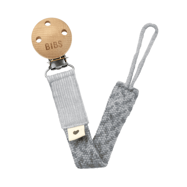 Bibs Paci Braid Emzik Askısı - Cloud / Iron