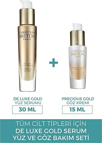 Christian Breton Paris De Luxe Gold Serum 30 ml + Precious Gold Eye Cream 15 ml