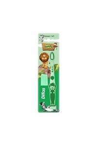 Difaş Sweet Animals Diş Fırçası Yumuşak Yeşil