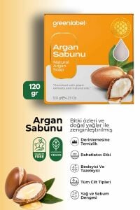 Greenlabel Argan Sabunu Natural Besleyici ve Tazeleyici 120 gr