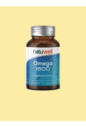 Natuwell Omega-3 1600 Balık Yağı 30 Kapsül