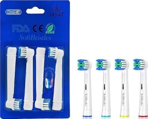 Soft Bristles Yedek Diş Fırçası Başlığı 4'lü