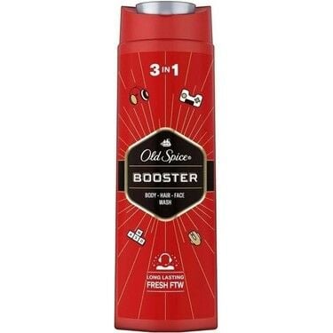 Old Spice Booster 3 in 1 Duş Jeli + Şampuan 400 ml