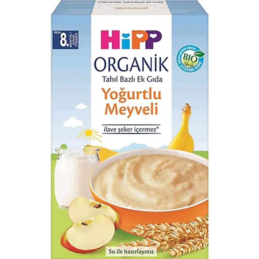 Hipp Organik Yoğurtlu Meyveli 8+ Ay Kaşık Maması 250 gr - 6 Adet
