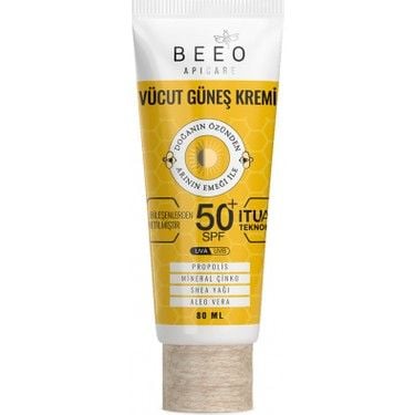 Bee'o Vücut SPF50 Güneş Kremi 80 ml