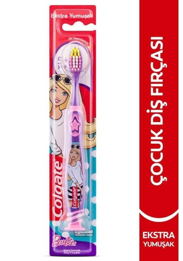 Colgate Çocuk Diş Fırçası Barbie 5+ Extra Soft