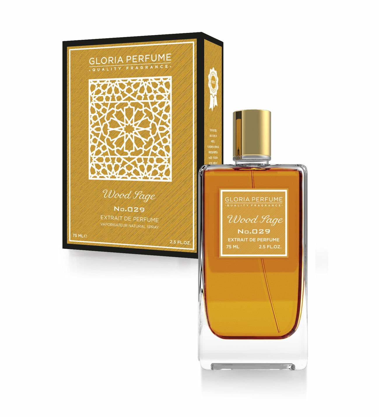 Gloria Perfume Wood Sage Unisex Perfume EDP 75 ml