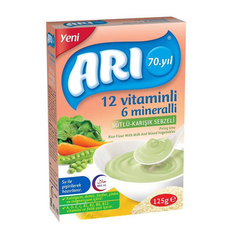 Ari 12 Vitaminli 6 Mineralli Sütlü Hurmali Pirinçli 200 G
