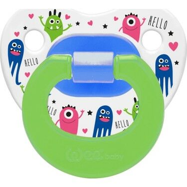 Wee Baby 833 Yalancı Emzik Silikon Desenli No: 1 - Yeşil