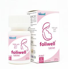 FOLIWELL FOLIC ACID 90 TB