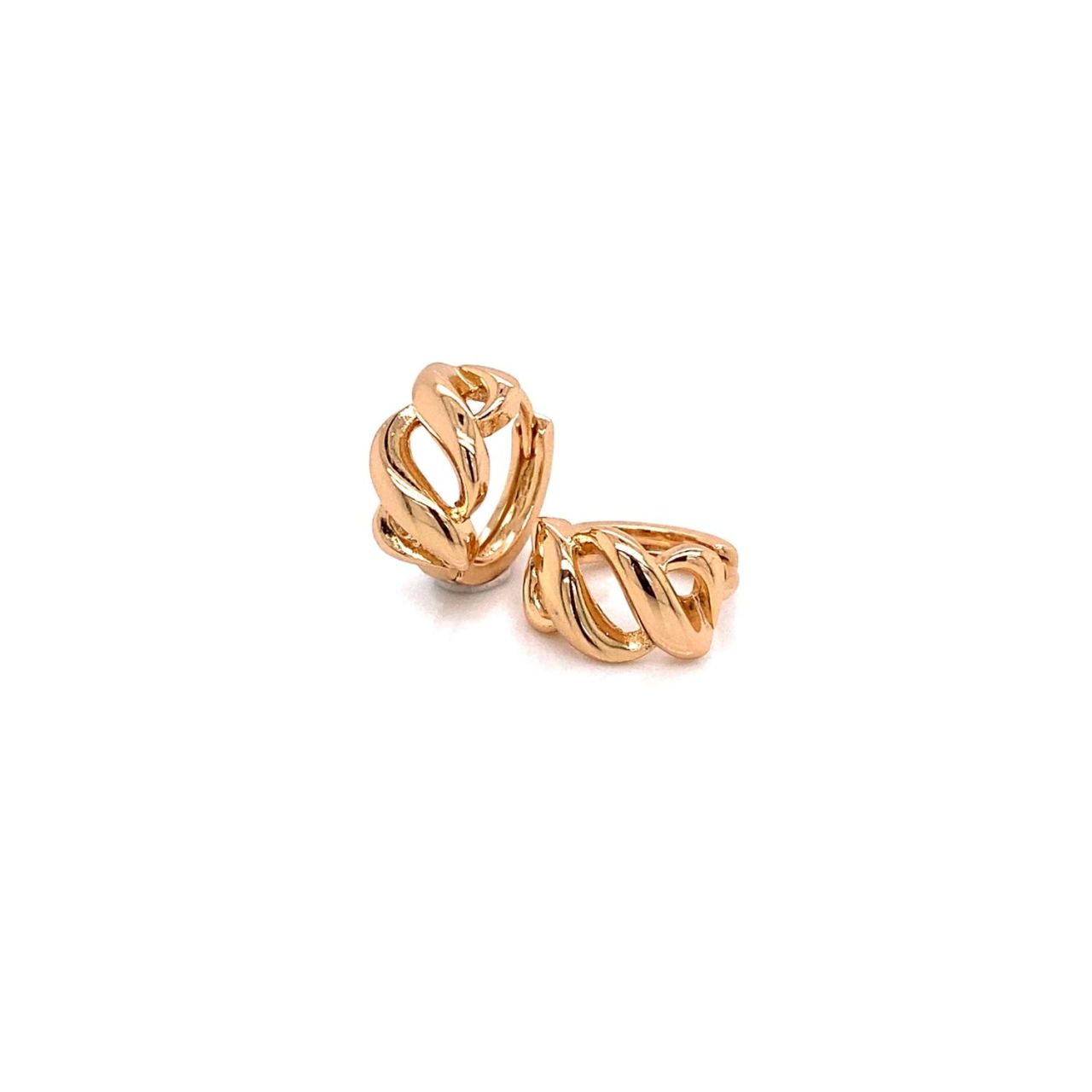 Xuping Geometrik Küpe Gold