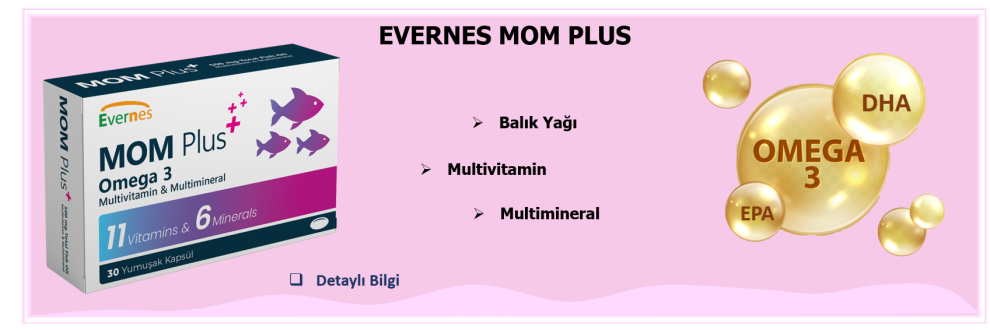 Evernes Mom Plus 30 Yumuşak Kapsül