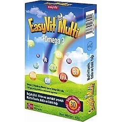 Easyvit Multi Omega 3 30 Jel Tablet - 3'lü Avantaj Paketi