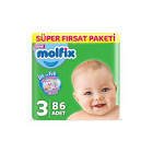 Molfix No: 3 Bebek Bezi 86'lı
