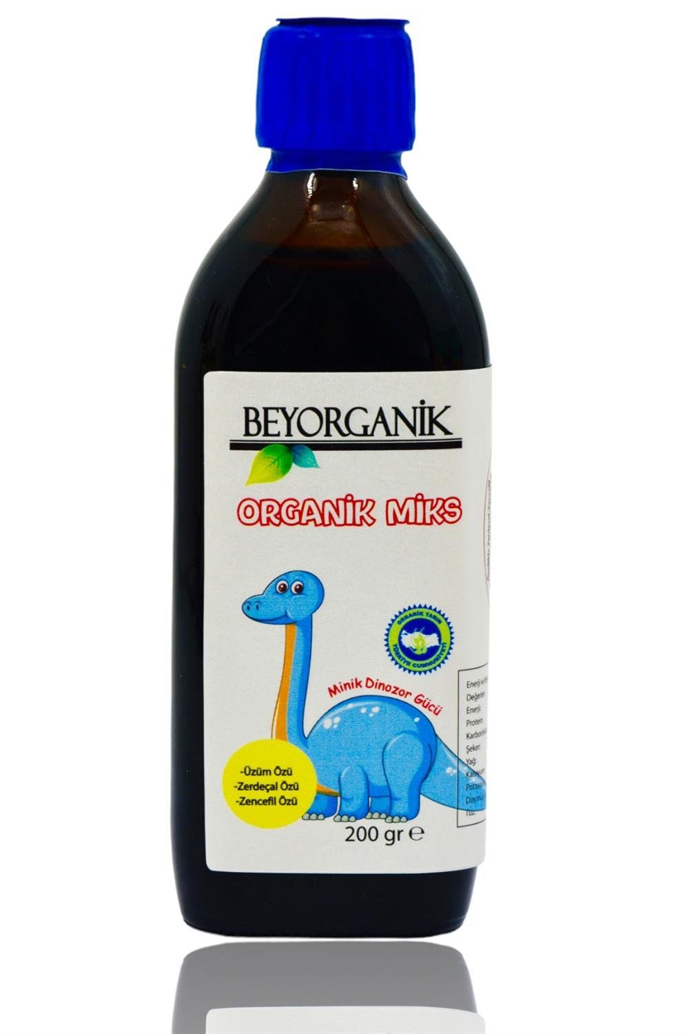 Beyorganik Organik Miks Minik Dinozor Gücü +1 Yaş Şurup 200 ml