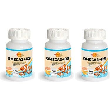 Force Nutrition Omega3+D3 100 Softgels - 3 Adet