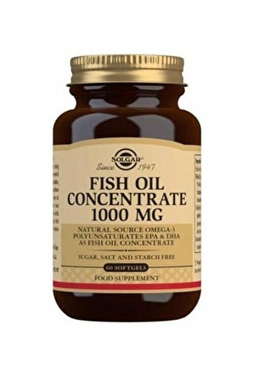 Solgar Fish Oil Concentrate 1000 mg 60 Softgel