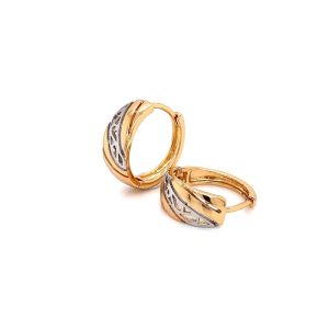 Xuping Geometrik Küpe Gold