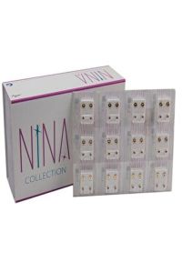 Nina Sarıya Karışık Küpe 1 Çift