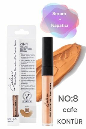 Soho N.Y.C. Vegan Concealer Göz Altı Morluk ve Torba İçin Serum Kapatıcı 5 ml - Sun Tan