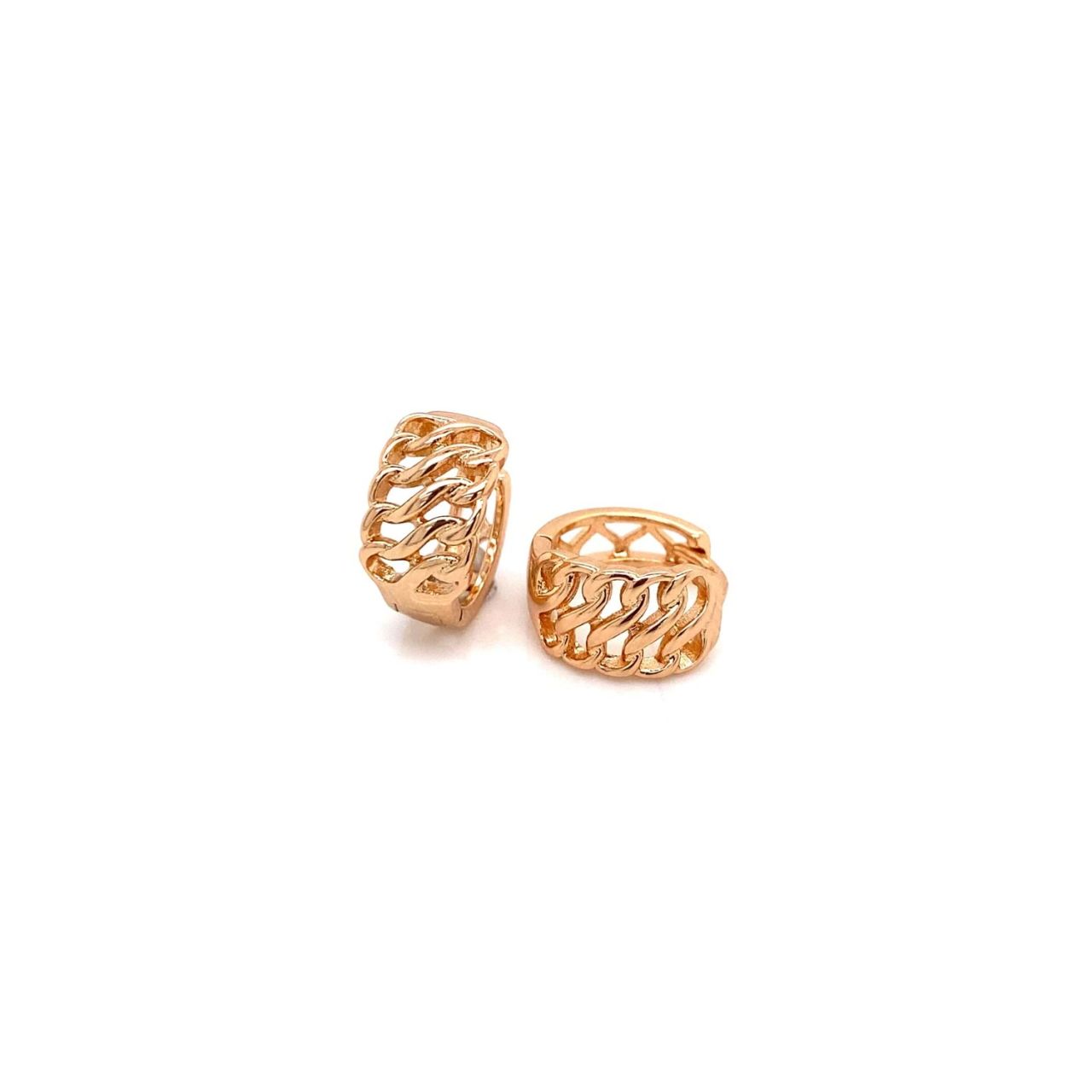 Xuping Geometrik Küpe Gold