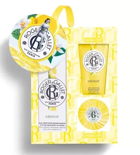 Roger Gallet Cedrat EDT 100 ml + Cedrat Soap + Cedrat Duş Jeli 50 ml - Kofre