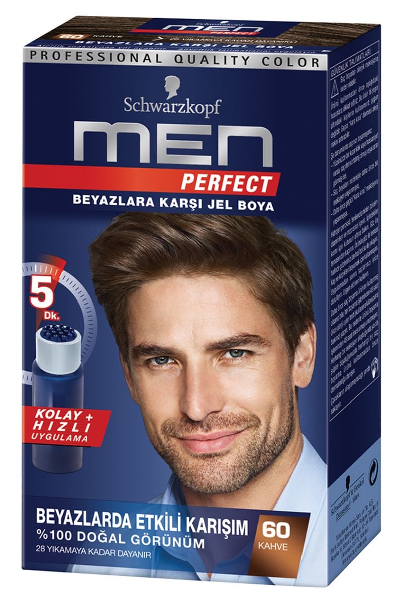 Men Perfect Saç Boyasi 60 Kahve