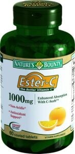 Nature's Bounty Ester-C 1000 mg 60 Tablet