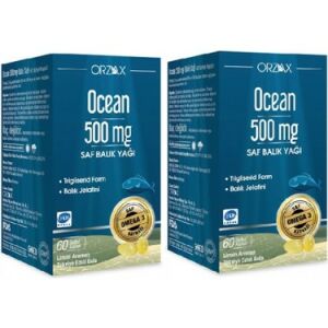 Ocean Saf Omega 3 Balık Yağı 500 mg 60 Kapsül - 3 Adet