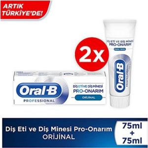 Oral-B Diş Eti ve Diş Minesi Onarım Orijinal Diş Macunu 75 ml - 2'li Fırsat Paketi
