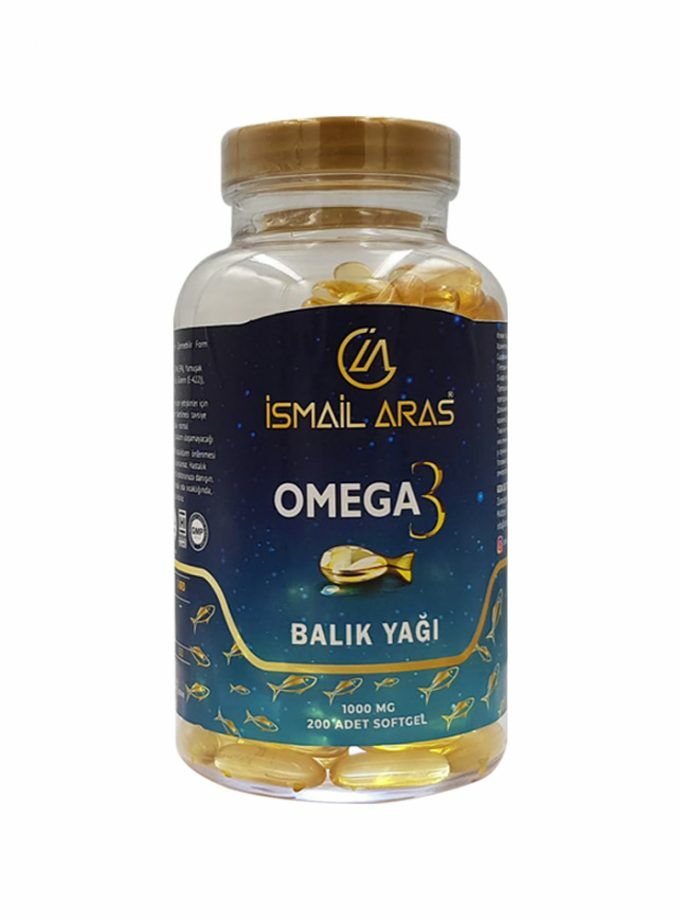 İsmail Aras Omega 3 Balık Yağı Softgel 200'li