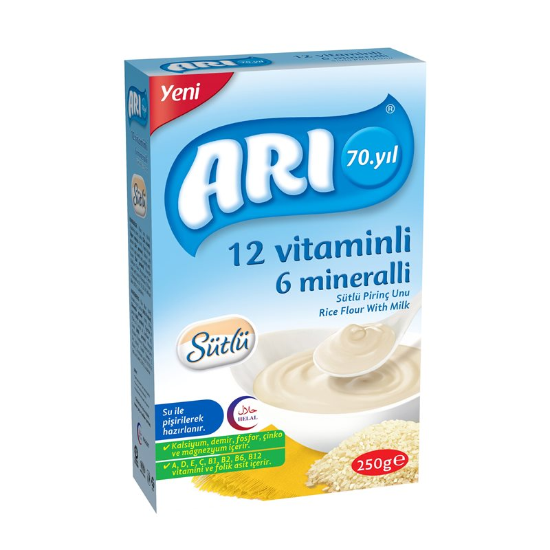 Ari 12 Vitaminli 6 Mineralli Sütlü Pirinçli 200 G