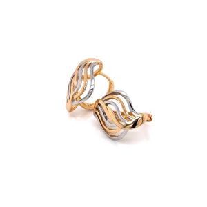 Xuping Geometrik Küpe Gold