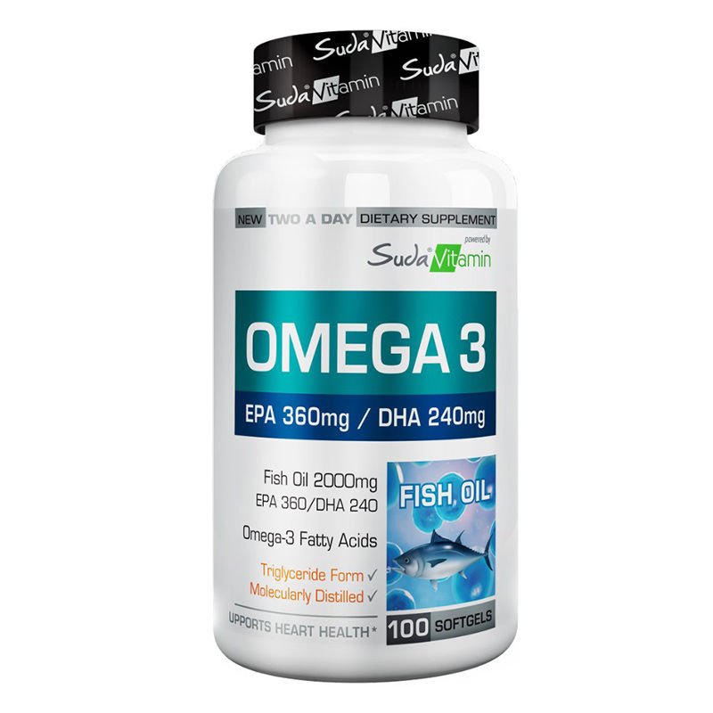 Suda Vitamin Omega 3 2000 mg 100 Yumuşak Kapsül