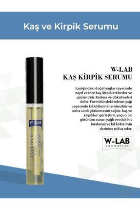 W-Lab Kozmetik Kaş Kirpik Serumu 10 ml