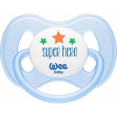 Wee Baby 159 Damaklı Kelebek Emzik 6-18 Ay No: 2 - Mavi
