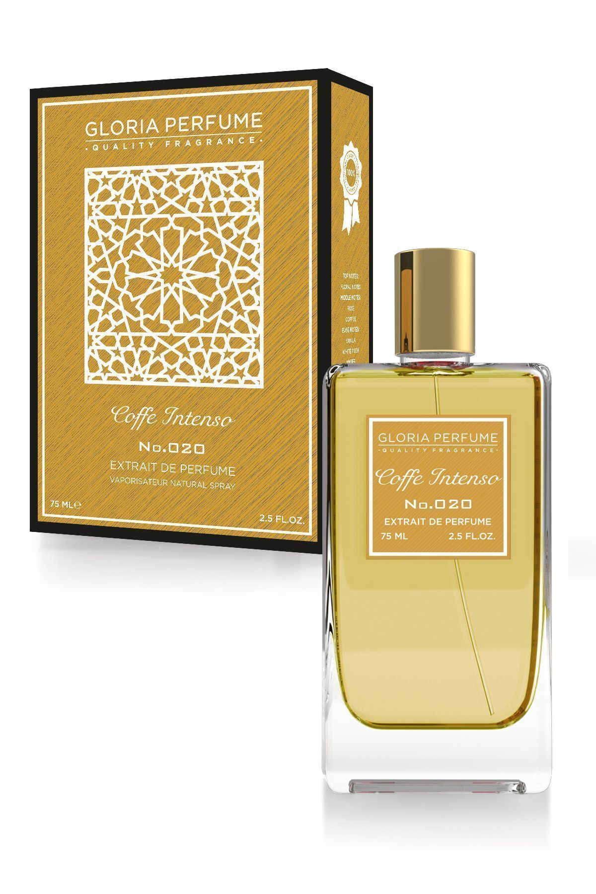 Gloria Perfume Coffe Intenso Unisex EDP 75 ml