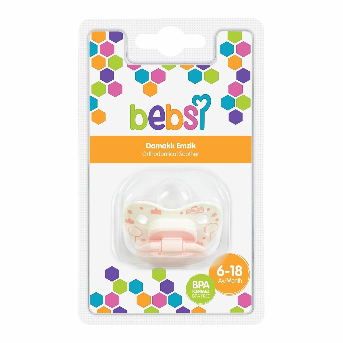 Bebsi Damaklı Emzik 6-18 Ay 2'li