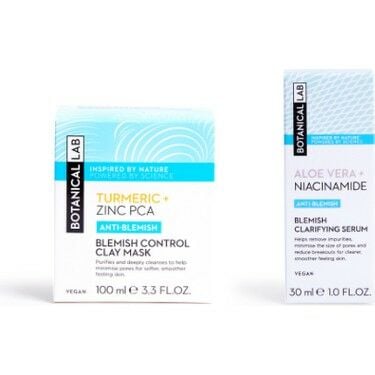Botanicallab Aloe Vera ve Niacinamide Serum 30 ml + Zerdeçal Kil Maskesi 100 ml