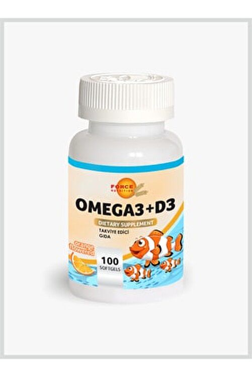 Force Nutrition Omega 3 D3 100 Softgels