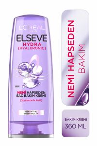 L'Oreal Paris Elseve Hydra Hyaluronic Nemi Hapseden Saç Bakım Kremi 360 ml