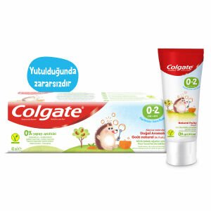 Colgate 0-2 Yas Meyve Tadında Doğal Aromalı Diş Macunu 40 ml