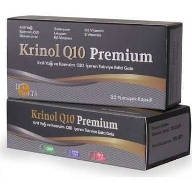 Krinol Q10 Premium 30 Yumuşak Kapsül
